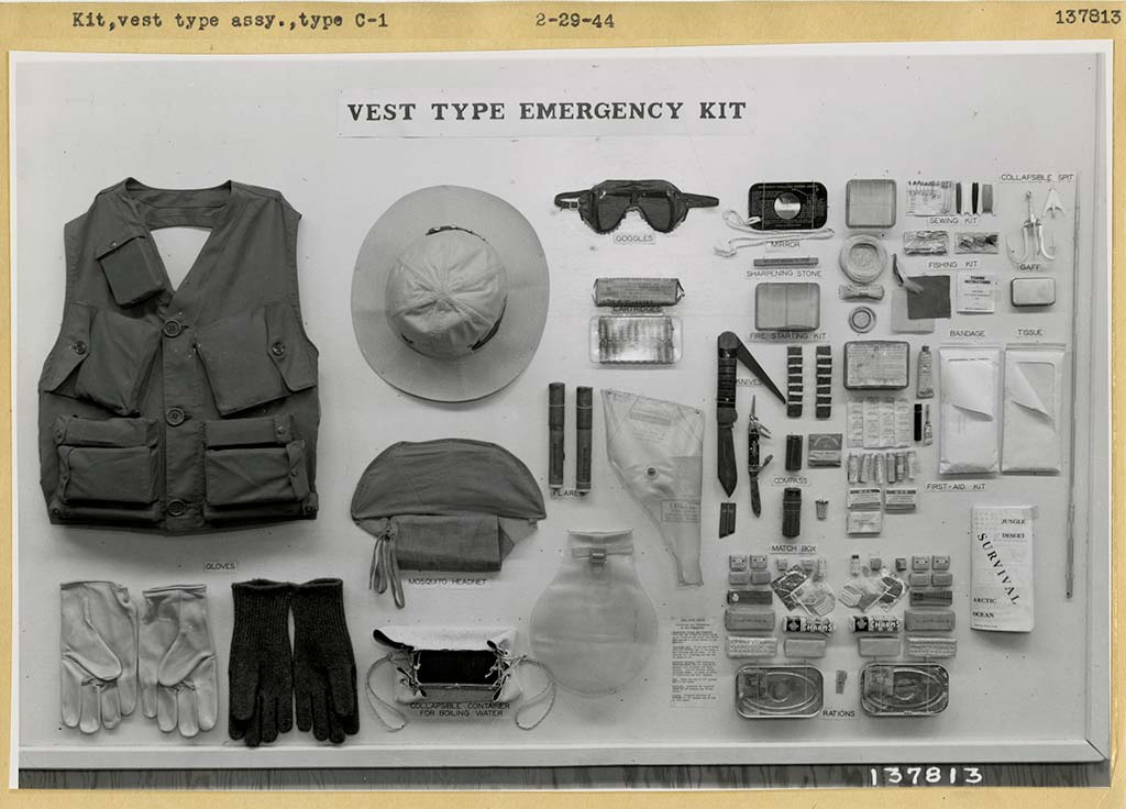 Vest, Survival, Type C-1, with Accessories